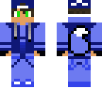 cool blue fox boy