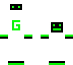 cool white and green ninja 