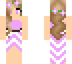cute pastel purple summer beach girl