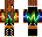 electronic rainbow skin girl edit