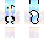 ghost pastel wolf girl