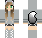 gray wolf girl