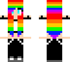 me with rainbow hair