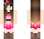 pink dres