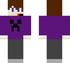 purple creeper shirt