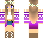 purple to pink ombre jacket girl
