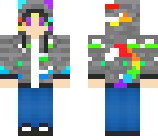 rainbow ore cat hoodie boy