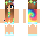 tie dye tumblr girl