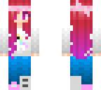 unicorn bandana ombre girl