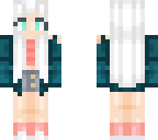 white haired girl