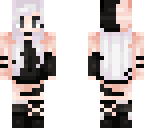 black and peach thing