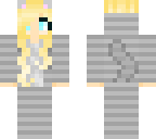 blondy grey cat girl