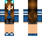 blue cat girl