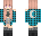 blue flannel girl 