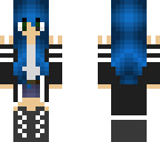 blue hair