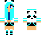 blue panda girl 
