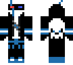 blue visor skull boy
