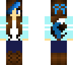 blue werewolf girl