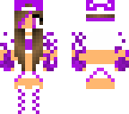 fire purple girl
