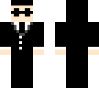 man in black