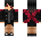 my ghoul oc v3 black scarf blood eyed