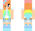 pastel rainbow girl