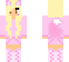 pink fox girl