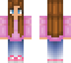 pink sweater girl