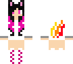 punk fire kitten