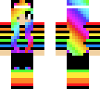 rainbow cat girl