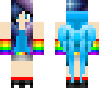rainbow galaxy girl