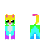 rainbow kitten