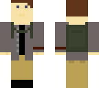 simple man with coat