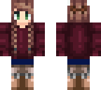 wintery deer girl