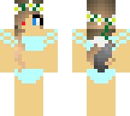 wolf in swimsuit