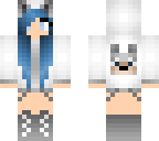 blue wolf girl