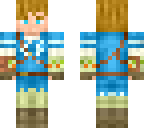 botw link blue uniform