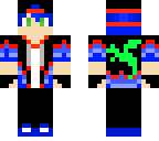 cool  dragon blue red black blue fire boy