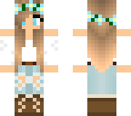 cute blue and white girl