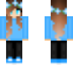 cute flower crown blue