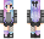 edited galaxy anime girl