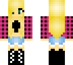 pink flannel girl