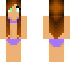 purple bikini girl