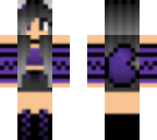 purple goth wolf girl