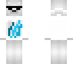 white blue fire hoodie