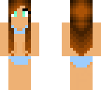 blue bikini girl