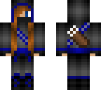 blue ninja assassin girl