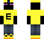 enderman with yellow clothes