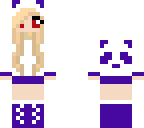 evil purple panda