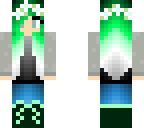 green flower girl